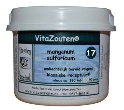 Vitazouten Manganum sulfuricum VitaZout nr. 17