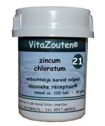 Vitazouten Zincum chloratum/mur. VitaZout nr.21