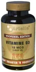 Artelle Vitamine D3 15mcg