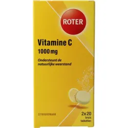 Roter Bruistabletten citroen vit C duopack
