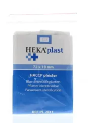 Heka HACCP pleisters blauw 72 x 19mm