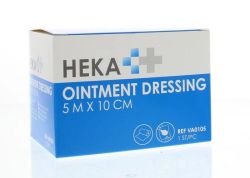 Heka Ointment dressing/Engels pluksel 5m x 10cm