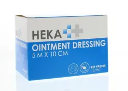 Heka Ointment dressing/Engels pluksel 5m x 10cm