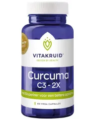 Vitakruid Curcuma C3-2X (95% curcuminoiden) met Bioperine