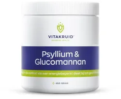 Vitakruid Psyllium 5000 mg & Glucomannan 1000 mg vezels