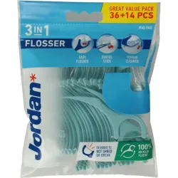 Jordan Flosser 3-in-1 36stuks 14 stuks gratis