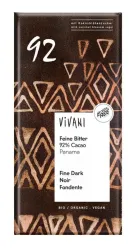 Vivani Chocolade puur delicaat 92% Panama bio