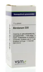 VSM Abrotanum D30