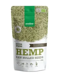 Purasana Gepeld hennepzaad hulled hemp seeds bio