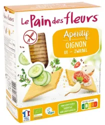 Pain Des Fleurs Krokante bio crackers met ui glutenvrij