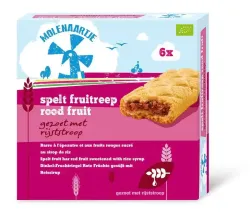 Molenaartje Spelt fruitreep rood fruit bio