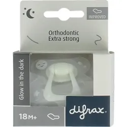 Difrax Fopspeen dental 18  glow in the dark
