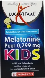 Lucovitaal Melatonine kids puur 0.299mg