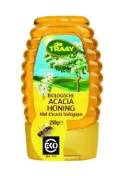 Traay Acaciahoning knijpfles bio