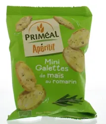 Primeal Aperitive mini maiscrackers olijf rozemarijn bio