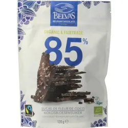 Belvas Thins dark 85% met kokosbloesemsuiker bio