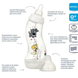 Difrax S-fles 250ml Woezel & Pip