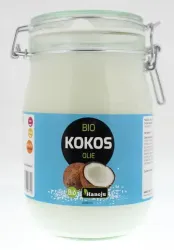 Hanoju Kokosolie virgin beugelglas bio