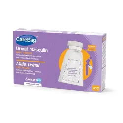 Carebag Wegwerpurinaal man met houder