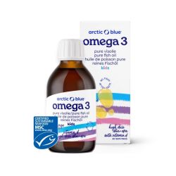 Arctic Blue Omega 3 pure visolie met vitamine D kids