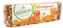 Bisson Orangemiel honingkoek sinaasappel voorgesneden bio