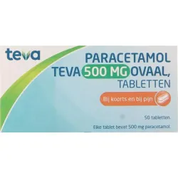 Teva Paracetamol 500mg ovaal