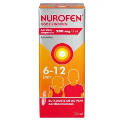 Nurofen Suspensie kind 200 mg/5 ml aardbei