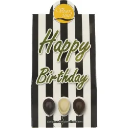 Voor Jou! Cadeau doos black & white happy birthday
