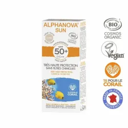 Alphanova Sun Sun getinte zonnebrand tegen zonne allergie SPF50