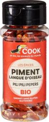 Cook Pili pili peppers bio