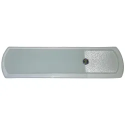 Malteser Pedicureschaaf glas 16,5cm met 2 vijlvlakken