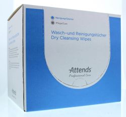 Attends Care dry cleansing wipes