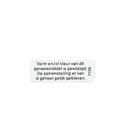Spruyt Hillen Sticker vorm en/of kleur