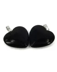 Ruben Robijn Hanger hart 20 mm onyx