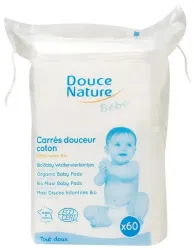 Douce Nature Baby wattenvierkantjes bio