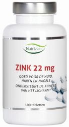 Nutrivian Zink methionine 22mg