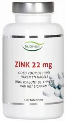 Nutrivian Zink methionine 22mg