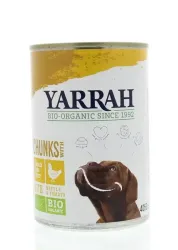 Yarrah Hond brokjes kip in saus bio