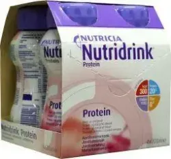 Nutridrink Protein aardbei 200ml