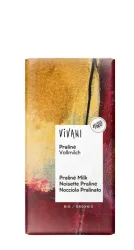 Vivani Chocolade melk praline nougat bio