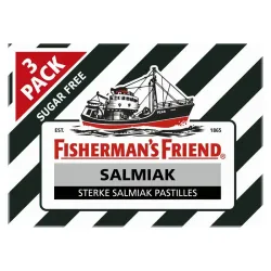 Fishermansfriend Salmiak suikervrij 3-pack