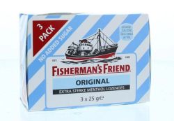Fishermansfriend Original suikervrij 3-pack