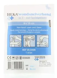 Heka Snelverband nr. 3 8 x 10cm steriel