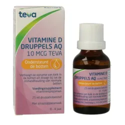 Teva Vitamine D AQ druppels 10 mcg