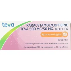 Teva Paracetamol coffeine 500/50