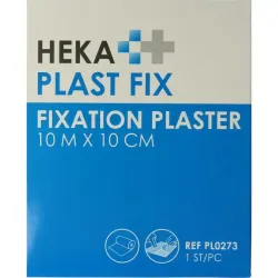 Hekaplast Fix pleister 10m x 10cm met schutvel