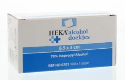 Heka Alcoholdoekjes 6.5 x 3cm