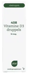 AOV 408 Vitamine D3 druppels 10mcg
