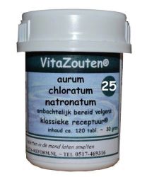 Vitazouten Aurum chlor. natronatum VitaZout nr. 25