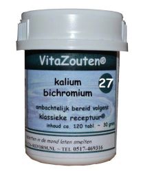Vitazouten Kalium bichromicum VitaZout nr. 27